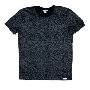 Eleven Paris Graphic T Shirt Black Crackle Print Streetwear Large